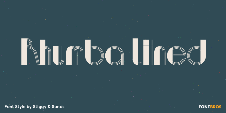 Rhumba Lined Poster