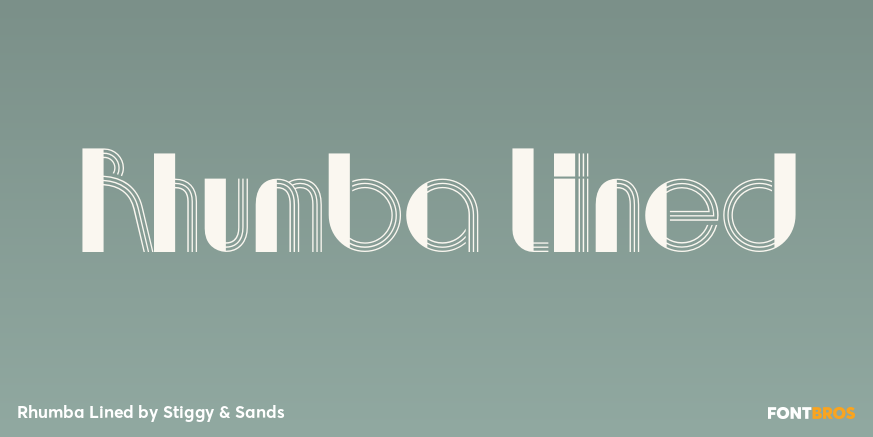 Rhumba Lined Poster