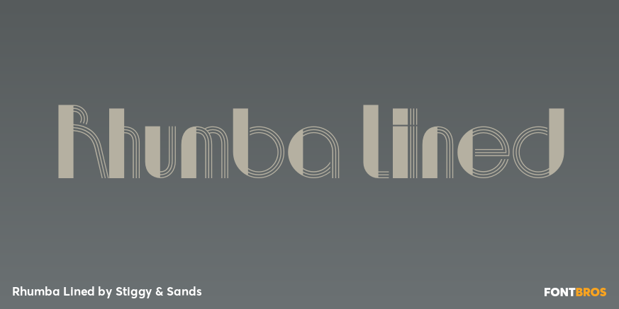 Rhumba Lined Poster