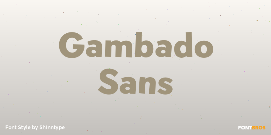 Gambado Sans Poster