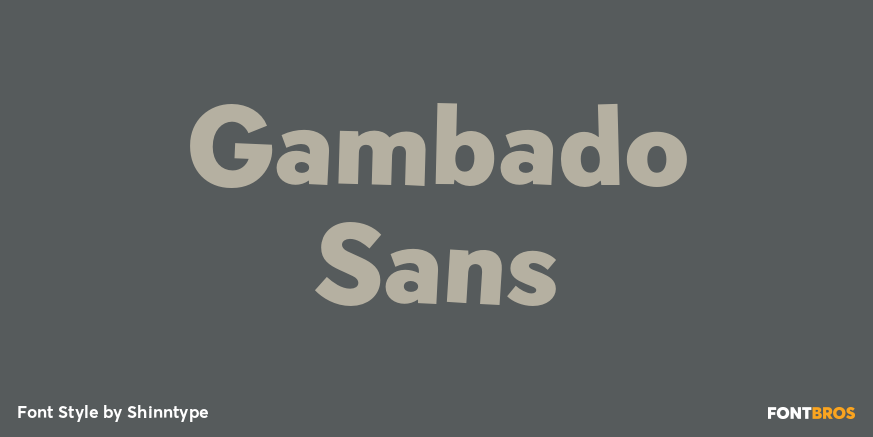 Gambado Sans Poster
