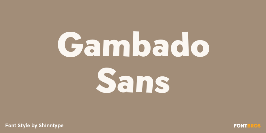 Gambado Sans Poster