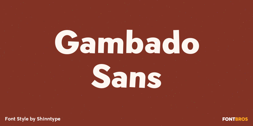 Gambado Sans Poster
