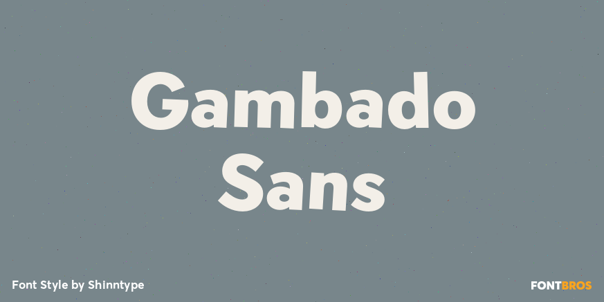 Gambado Sans Poster