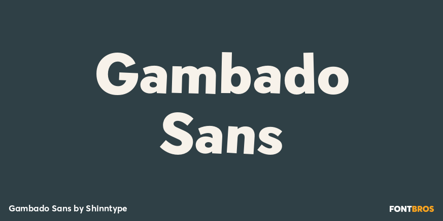 Gambado Sans Poster