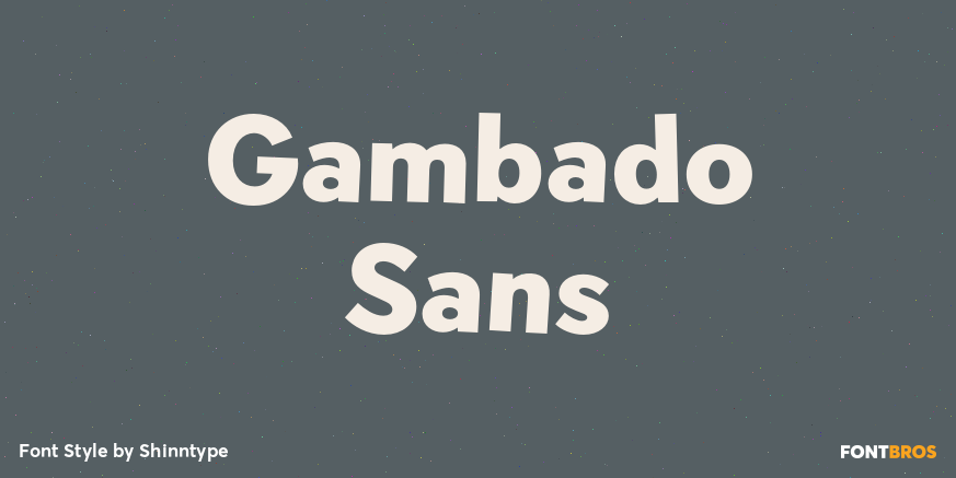 Gambado Sans Poster