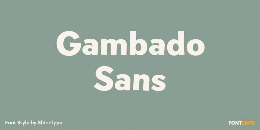 Gambado Sans Poster