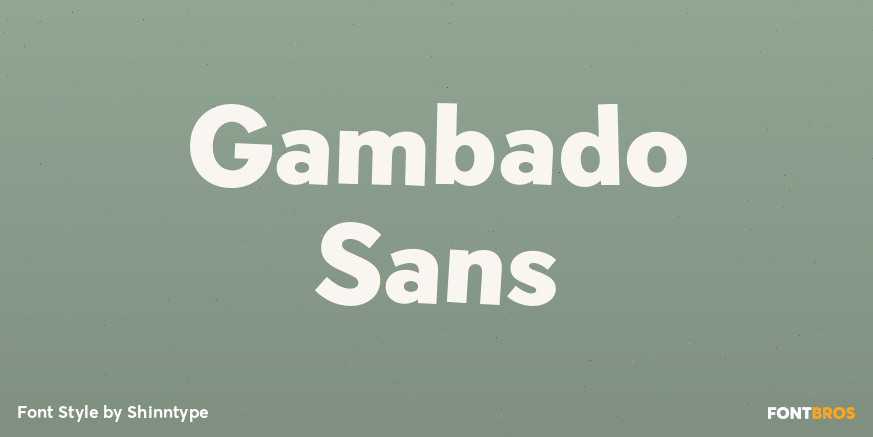 Gambado Sans Poster
