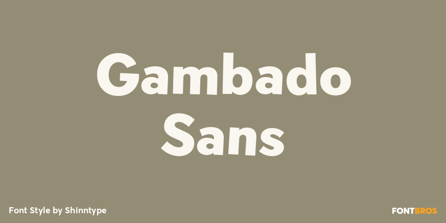 Gambado Sans Poster