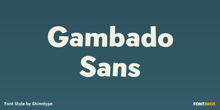 Gambado Sans Poster