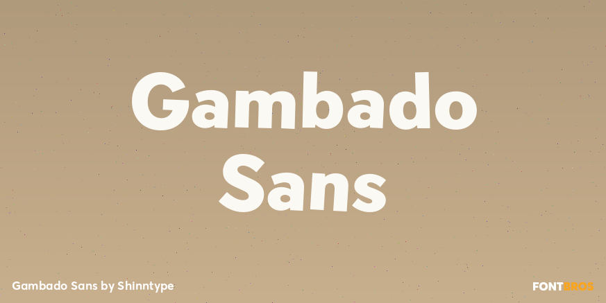 Gambado Sans Poster