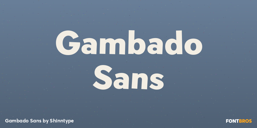 Gambado Sans Poster