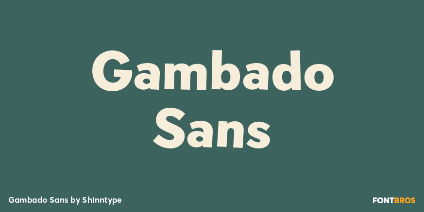 Gambado Sans Poster