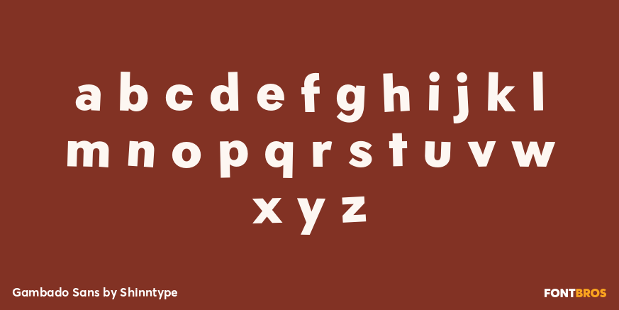 Gambado Sans Font Poster #3