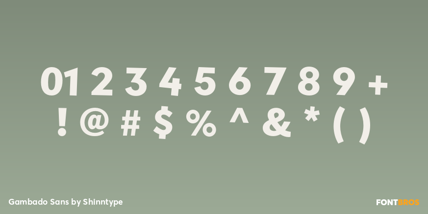 Gambado Sans Font Poster #4