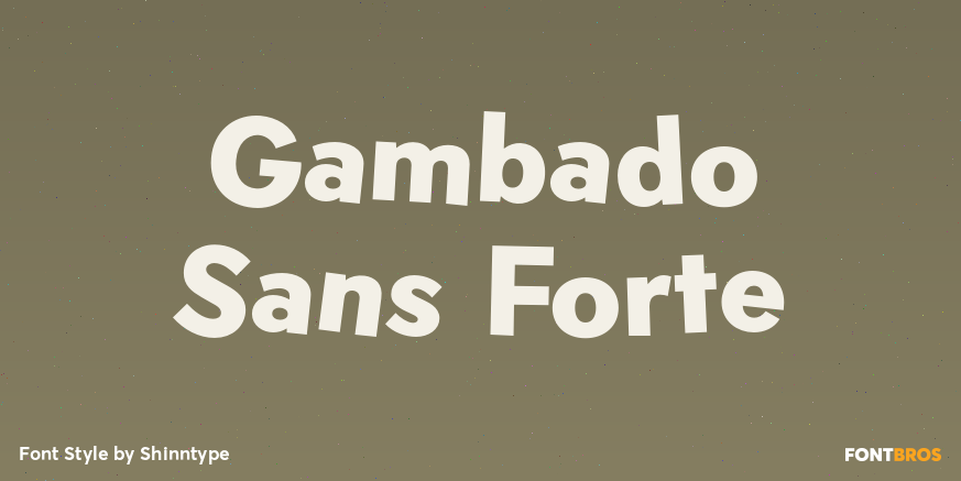 Gambado Sans Forte Poster