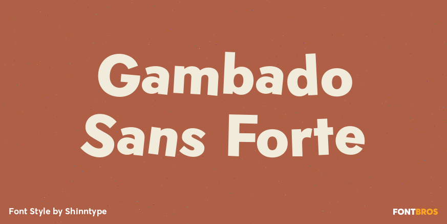Gambado Sans Forte Poster