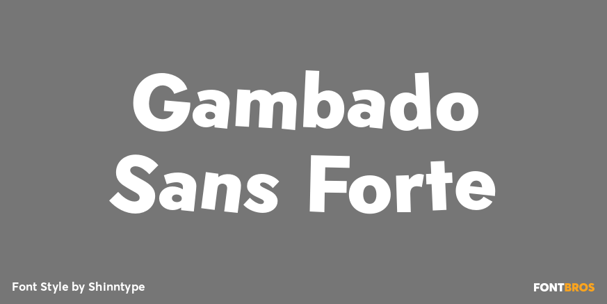 Gambado Sans Forte Poster