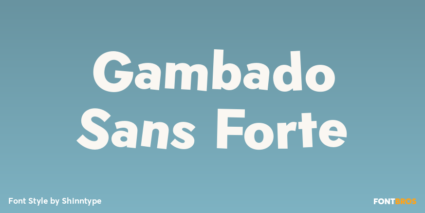 Gambado Sans Forte Poster