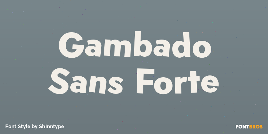 Gambado Sans Forte Poster