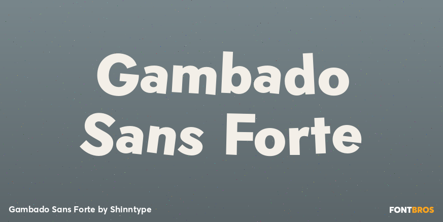 Gambado Sans Forte Poster