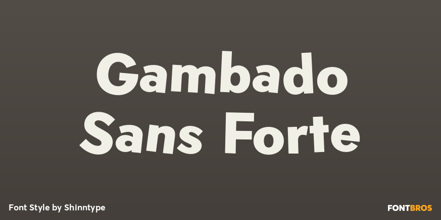 Gambado Sans Forte Poster