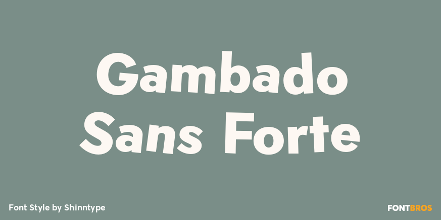 Gambado Sans Forte Poster