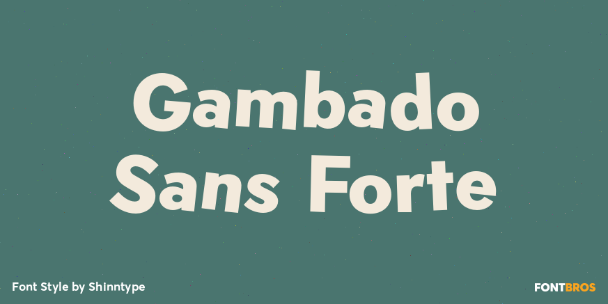 Gambado Sans Forte Poster