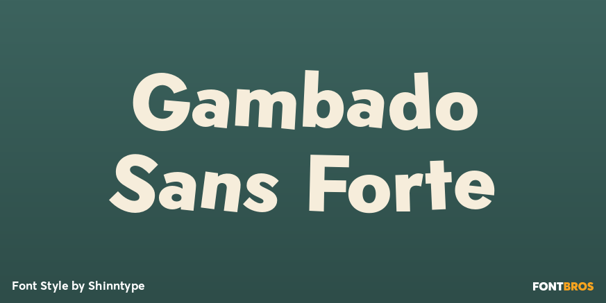 Gambado Sans Forte Poster