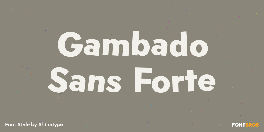 Gambado Sans Forte Poster
