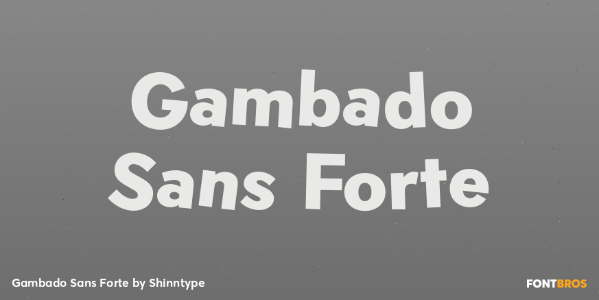 Gambado Sans Forte Poster