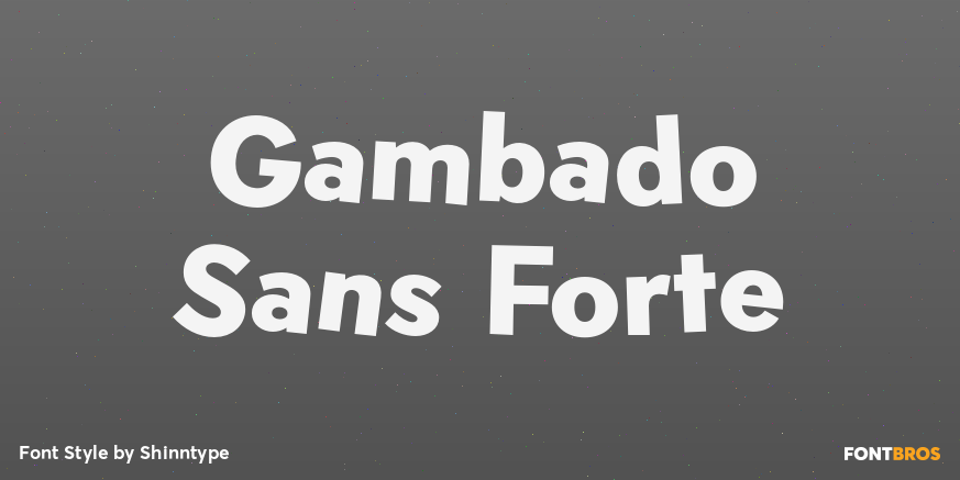 Gambado Sans Forte Poster