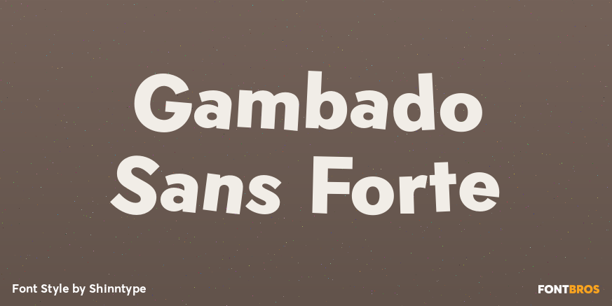 Gambado Sans Forte Poster