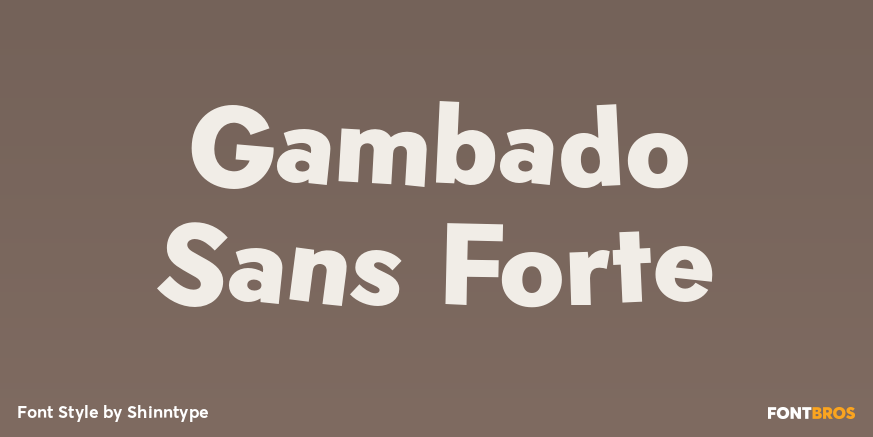 Gambado Sans Forte Poster