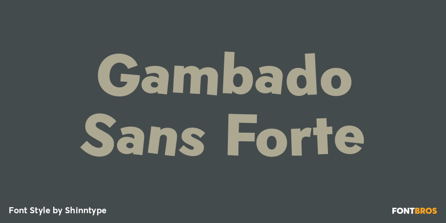 Gambado Sans Forte Poster