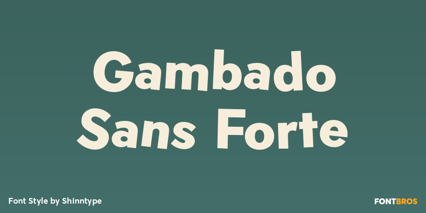 Gambado Sans Forte Poster