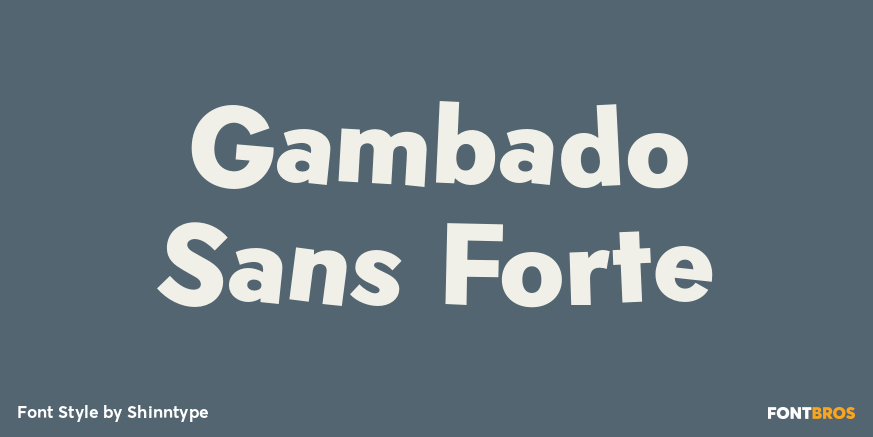 Gambado Sans Forte Poster