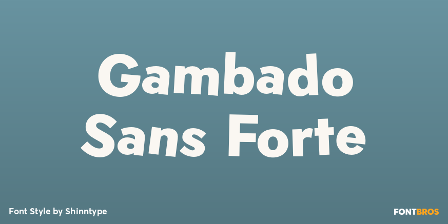 Gambado Sans Forte Poster