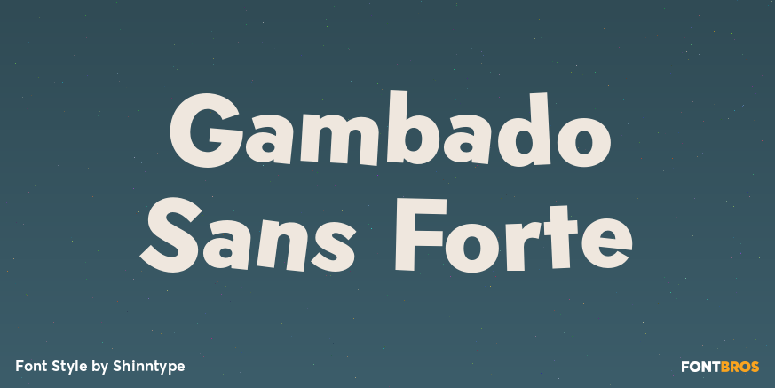 Gambado Sans Forte Poster