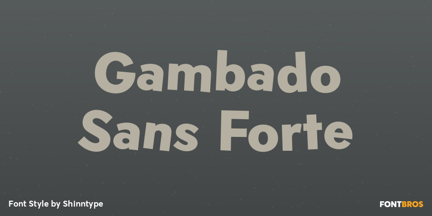 Gambado Sans Forte Poster
