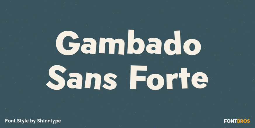 Gambado Sans Forte Poster
