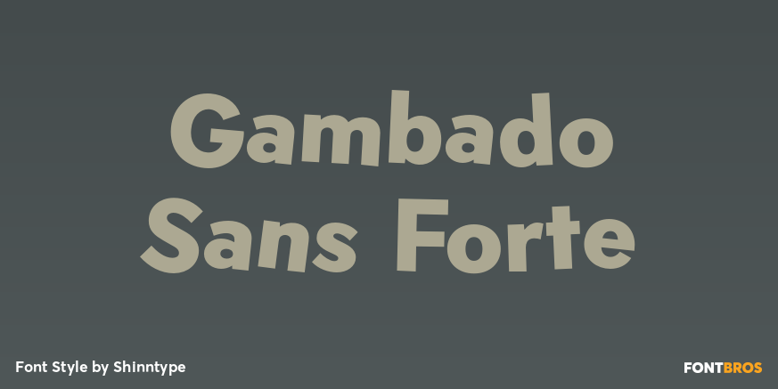 Gambado Sans Forte Poster