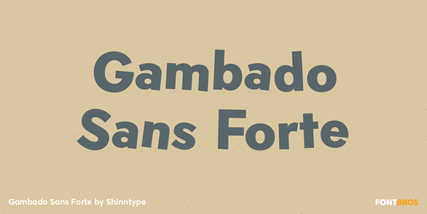 Gambado Sans Forte Poster