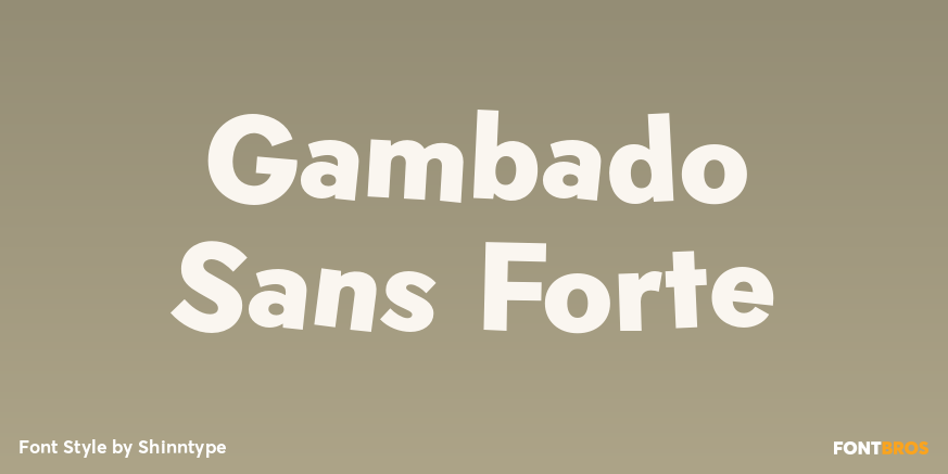Gambado Sans Forte Poster