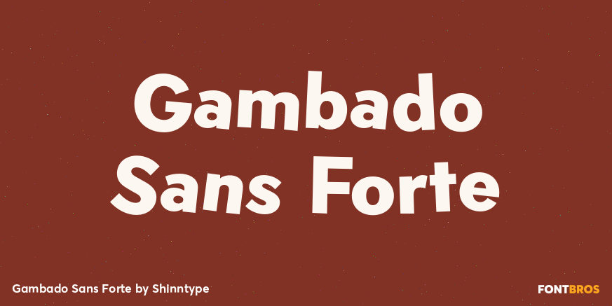 Gambado Sans Forte Poster