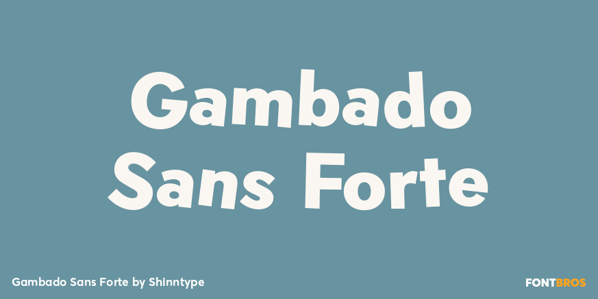 Gambado Sans Forte Poster
