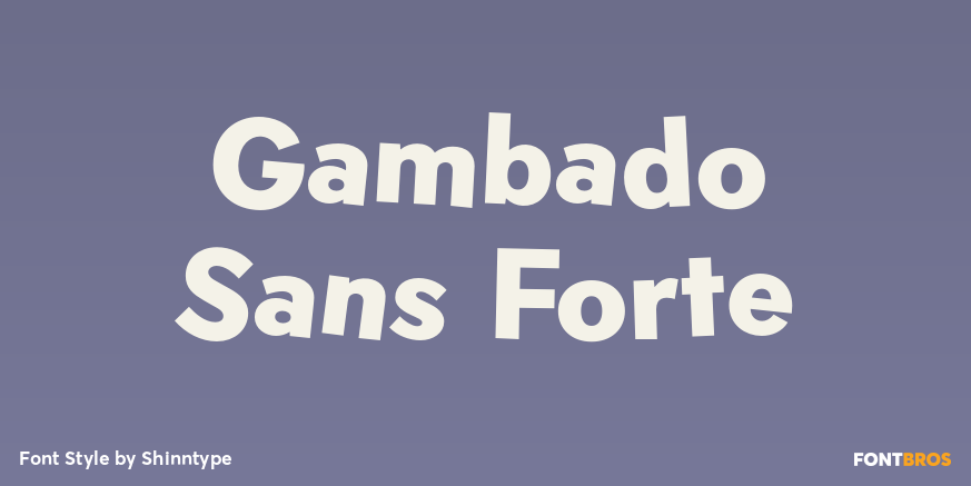 Gambado Sans Forte Poster