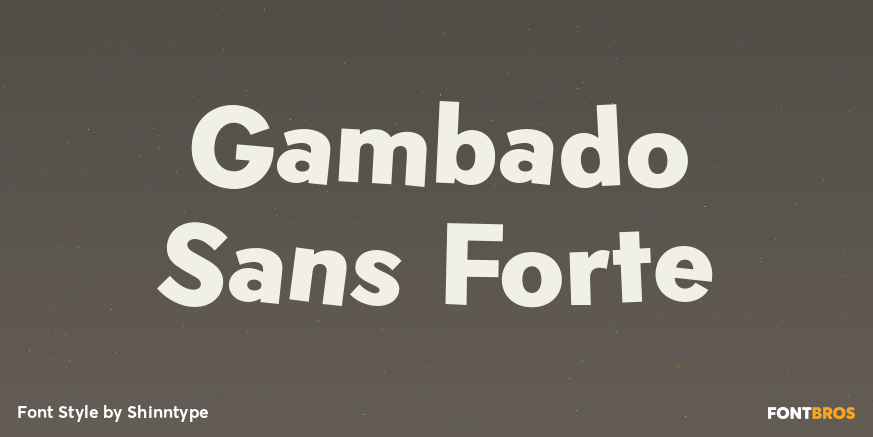 Gambado Sans Forte Poster