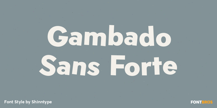 Gambado Sans Forte Poster