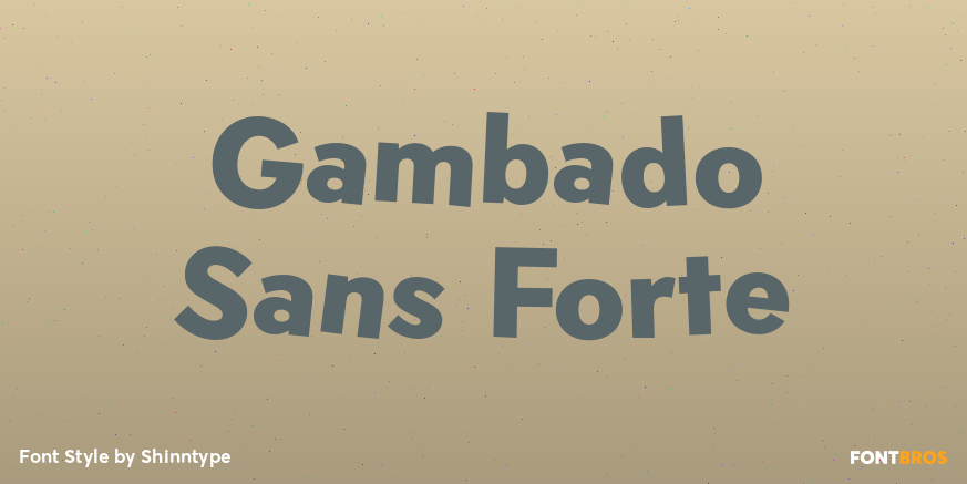 Gambado Sans Forte Poster